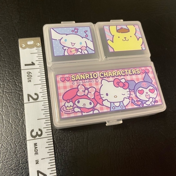 Hello Kitty & Friends 3 Slot Pill and Accessories Organizer box case Sanrio - Picture 3 of 7